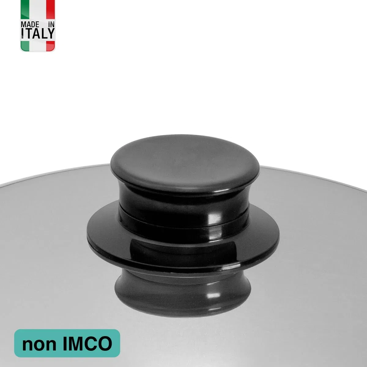 OPPAHA Pomello Universale per Coperchi Pentole 3 Pezzi con Filettatura 5 mm in Ottone e Bachelite Resistente al Calore Compatibile con Vari Marchi