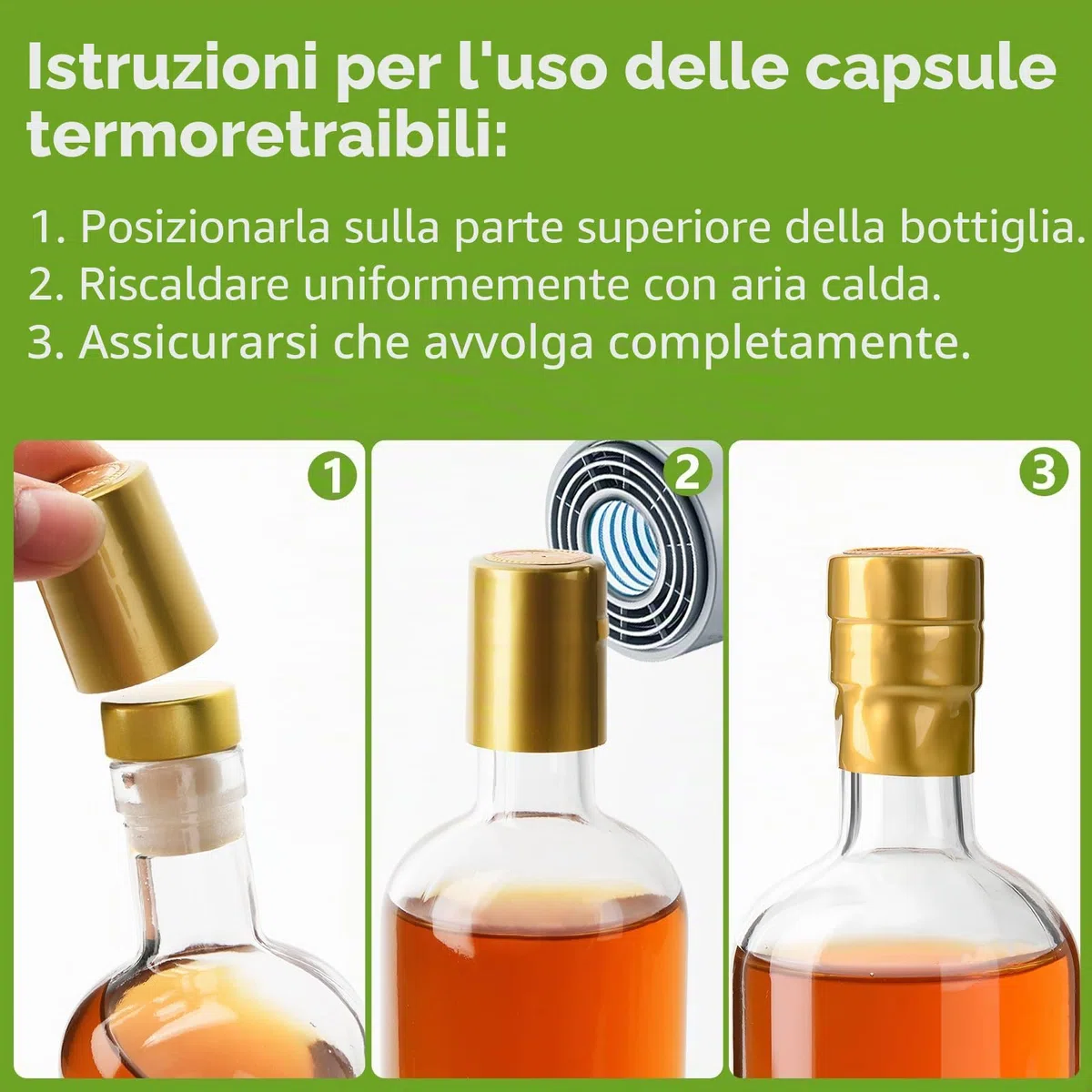 YBCPACK 12 piccole bottiglie di vetro da riempire da 100 ml, bottiglie vuote di liquore, grappa con tappo, tappo termoretraibile, imbuto, etichette, penna, perfetta per zaba, liquori e succhi di