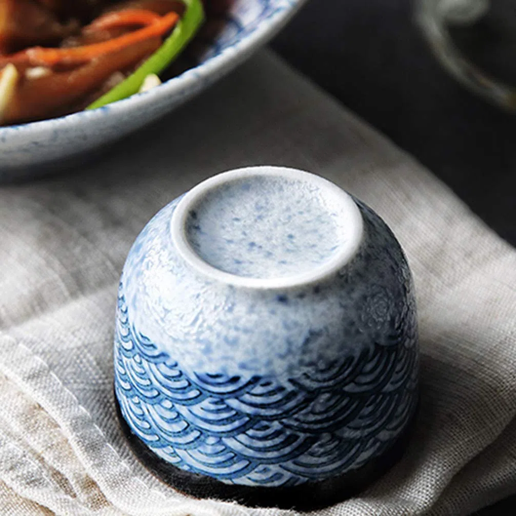 DOITOOL 5 Pezzi in Ceramica Set di Sake Giapponese Set da Portata di Sake Set di Tazze da Sake 180 Ml 20 Ml