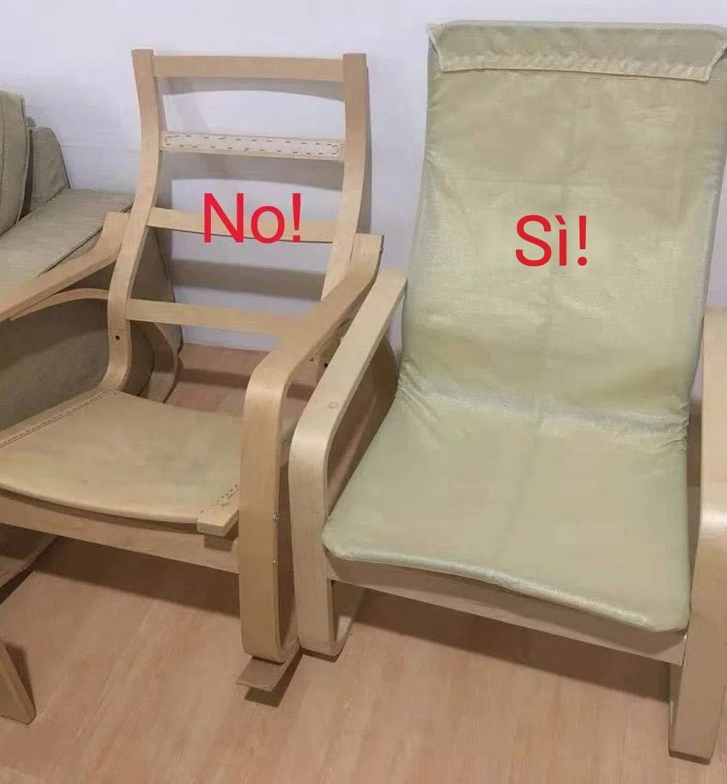 Custom Slipcover Replacement Solo copertura La sedia non è inclusa. Rivestimento in cotone per copripoltrona compatibile con Pello (grigio scuro)
