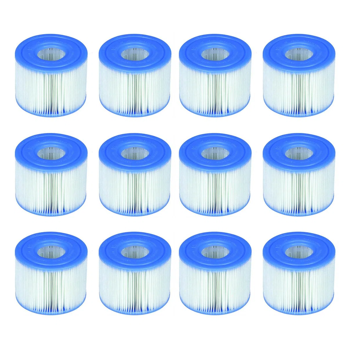 Intex 6 cartucce 29001E B00PUZW3N2 PureSpa Tipo S1 Easy Set (12 filtri) | 2, conteggio (Confezione da 1), Blu