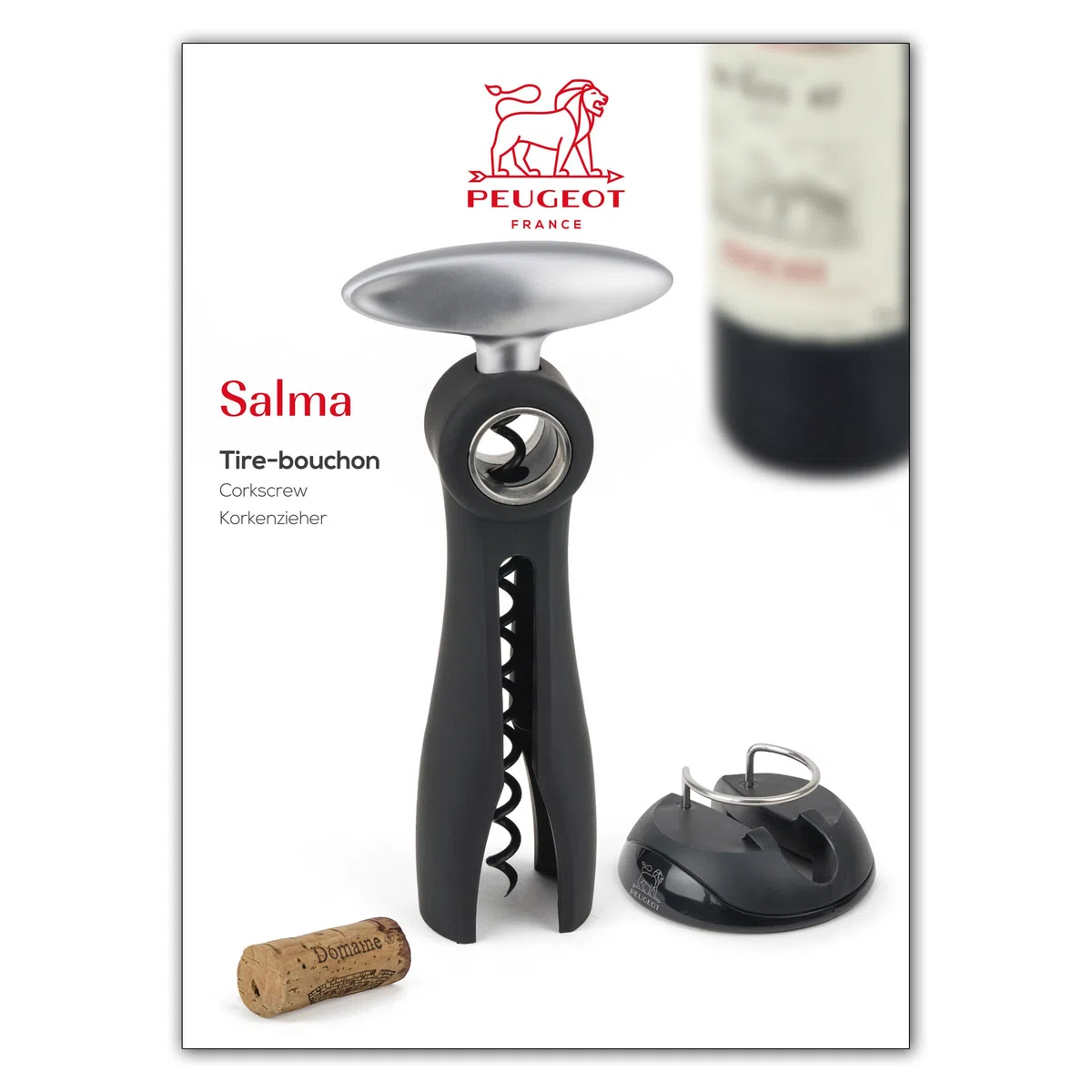 PEUGEOT - Salma Nero Cavatappi con Taglia Capsule