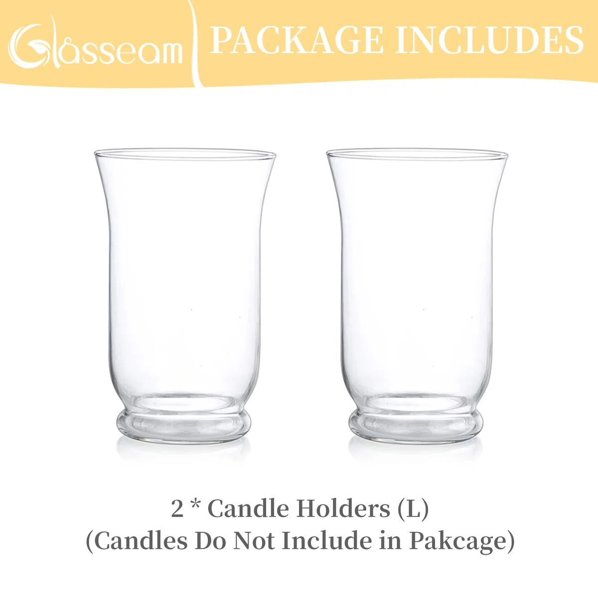 Portacandele In Pilastro Di Vetro 2 Pezzi Portacandele In Uragano Per Candele Ø 80 X 150 Mm, Vaso Da Tempesta Adatto Per Candela Galleggiante Meditazione Centrotavola Centrotavola Sala Da Pranzo Decor