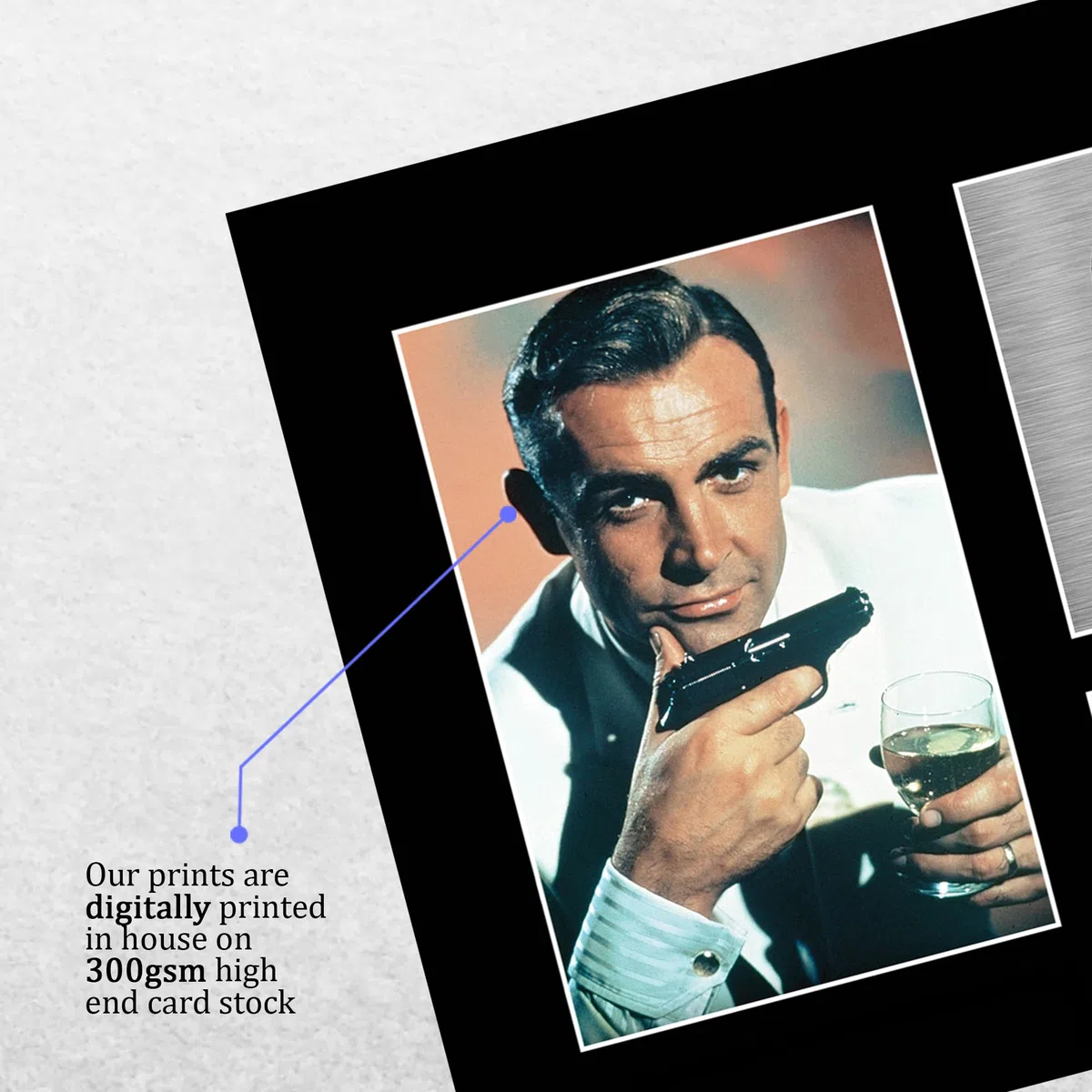 HWC Trading Sean Connery A4 Senza Cornice Firmato Regalo Visualizzazione Delle Foto Print Immagine Autografo Stampato Per James Bond Gli Appassionati Di Cinema