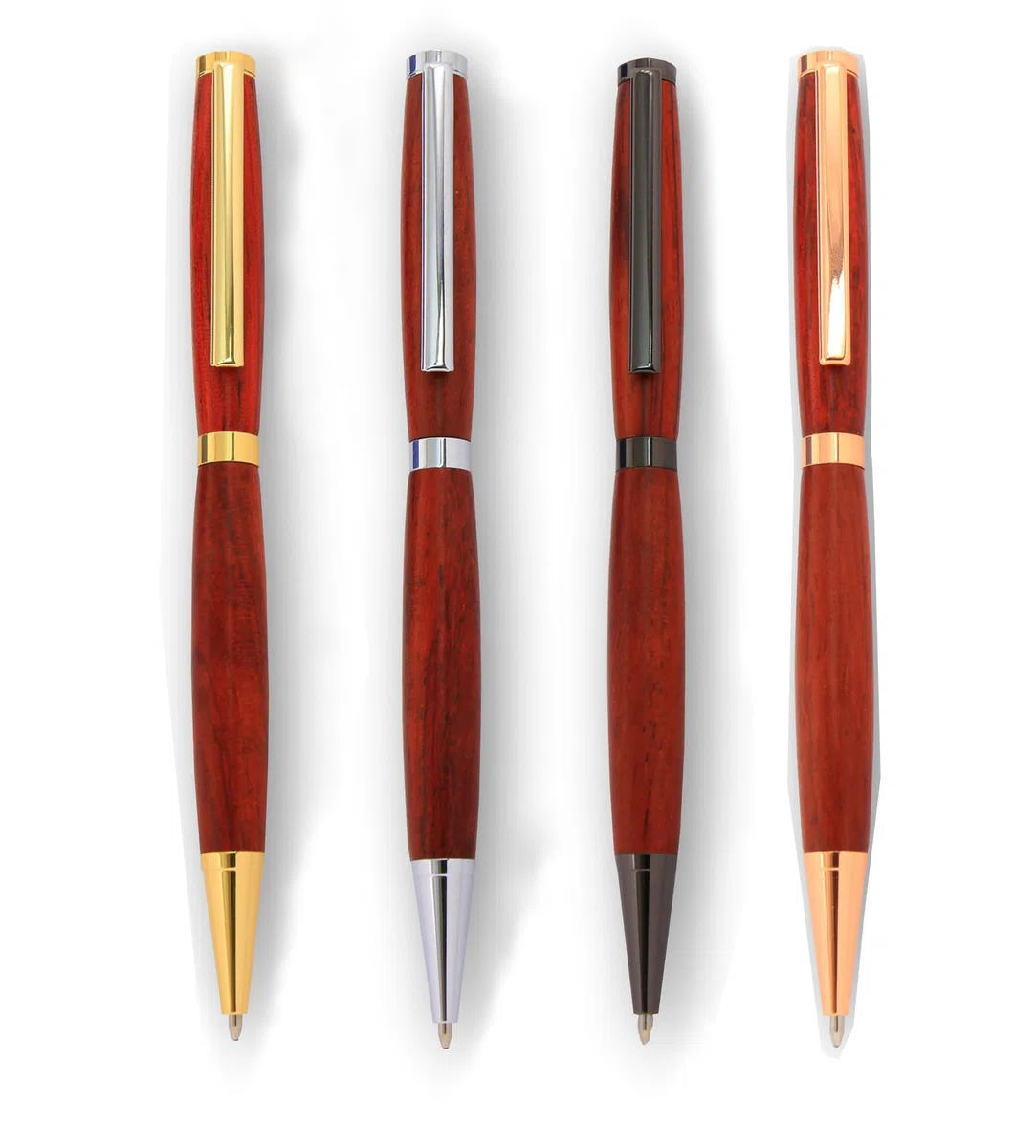 Slimline Woodturning Twist Pen Kit 10 confezioni (canna di fucile)