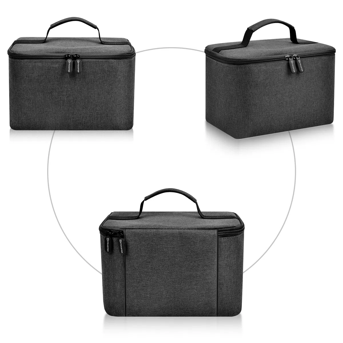 Borsa da trasporto per mixer manuale digitale KitchenAid 5/6/7/9 ultra power speed, custodia da viaggio portatile con manico, per accessori da cucina (solo scatola), Grigio, moderno