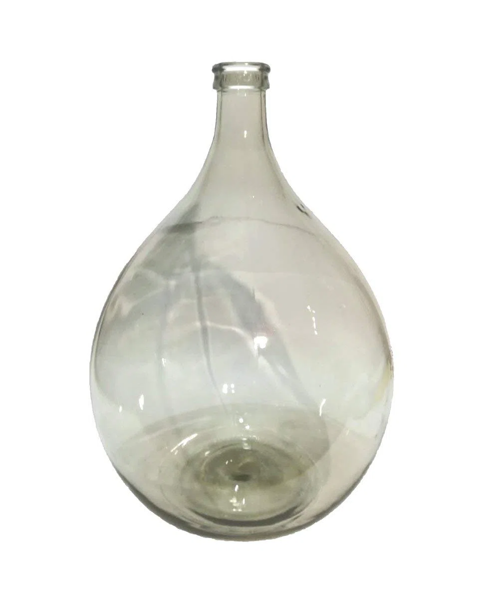 Damigiana Litri 20 con Cesto plastica Completa di Tappo