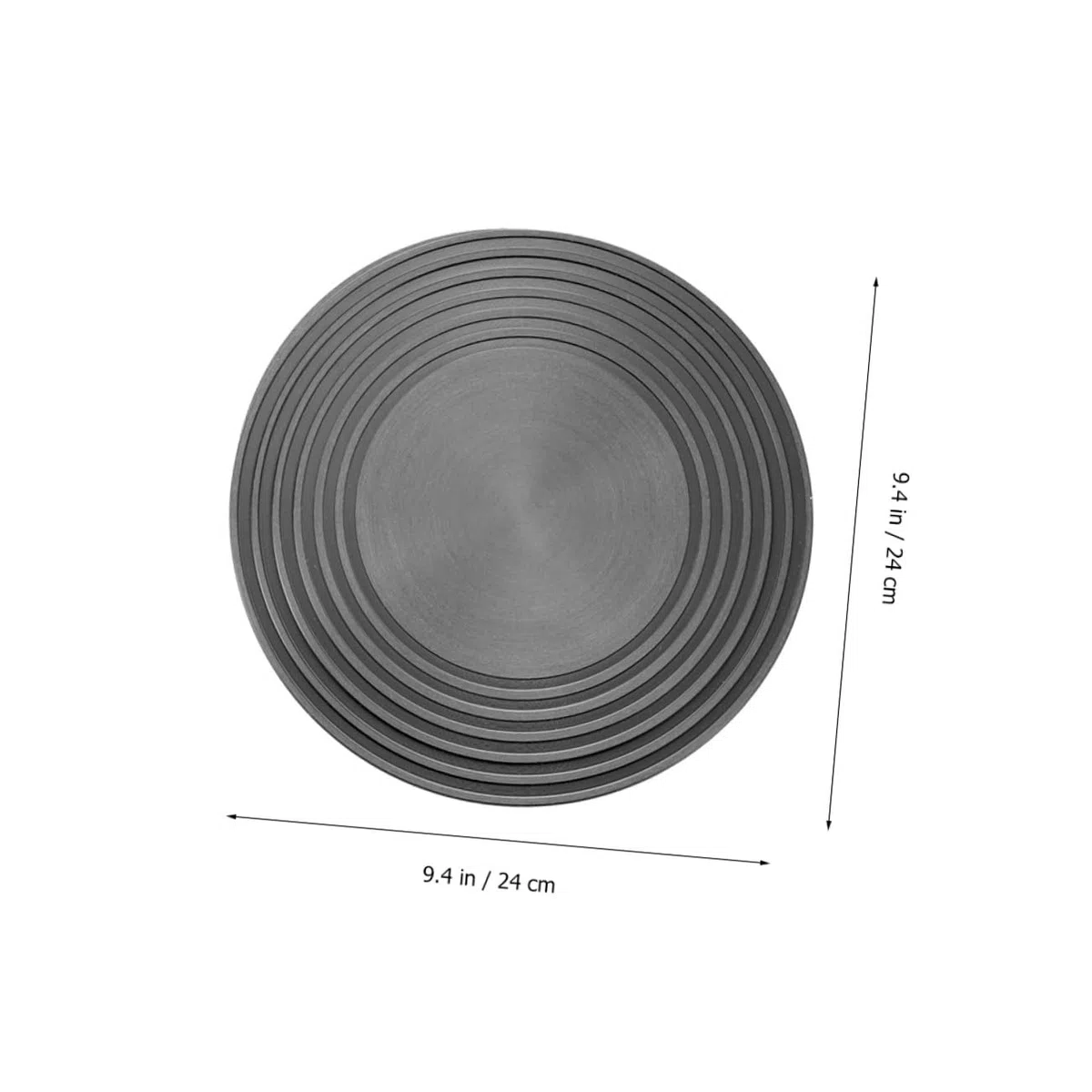 Sosoport Piastra per Scongelamento Rapido su Fornello Gas 24 Cm in Lega di Alluminio Design Antiscivolo, Vassoio per Scongelare Carne e Pesce, Accessorio Cucina per Protezione Pentole