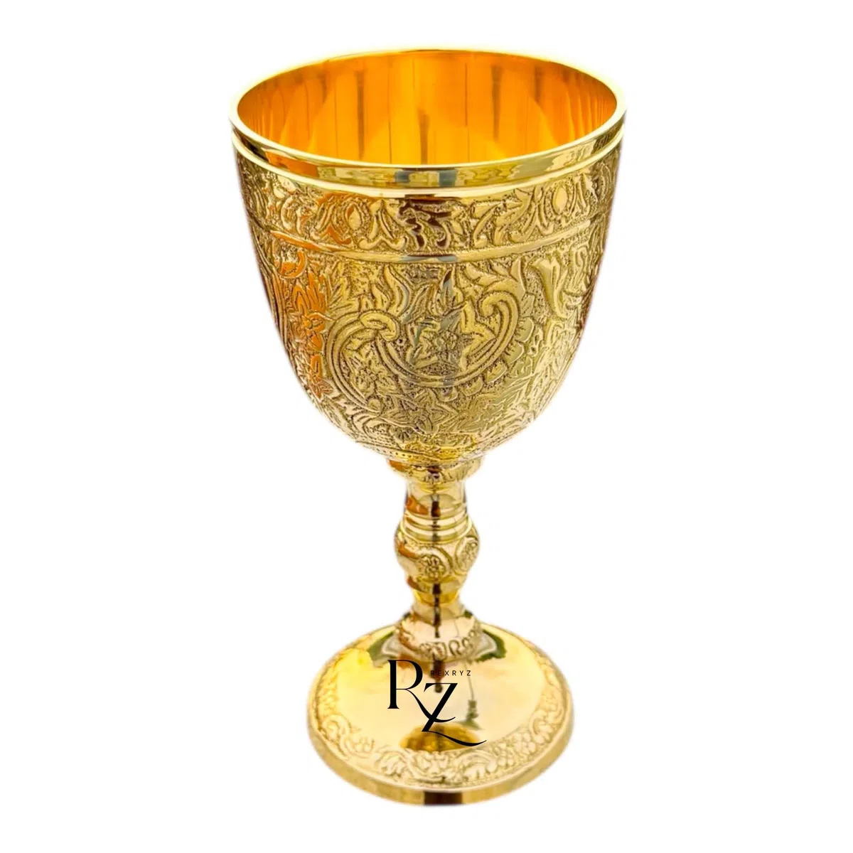 Calice medievale in ottone per vino, stile rinascimentale, stile rinascimentale di Re Artù, stile romano di Re Artù, regalo rinascimentale, 1 pezzo