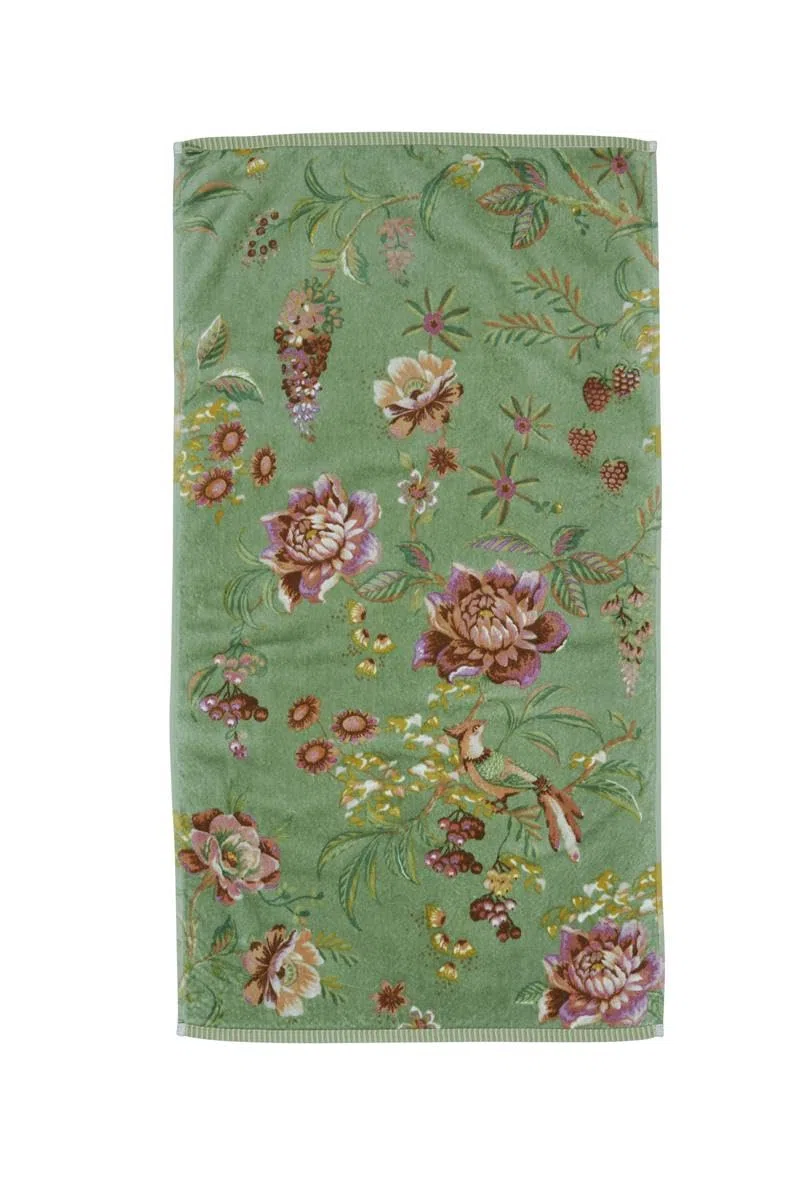 PIP Studio Set Asciugamano e Ospite Secret Garden Green Essenza