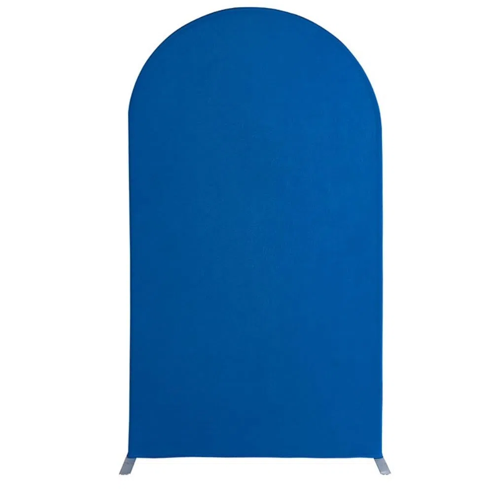 Coprisedia per arco di nozze, supporto elastico per arco di nozze, copertura per sfondo, copertura multifunzionale per arco per festa di compleanno, banchetto, cerimonia, decorazione, blu