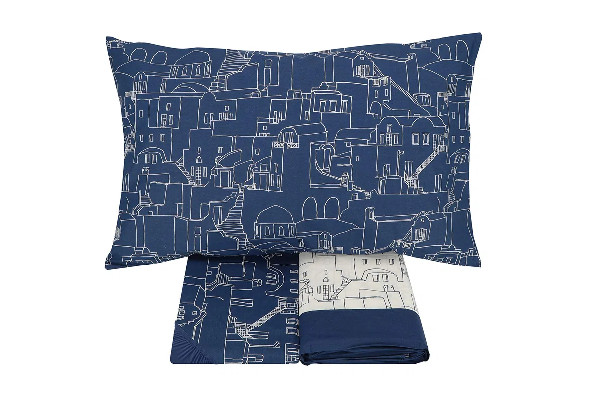 Gabel Completo Letto, Blu iOS, Singolo