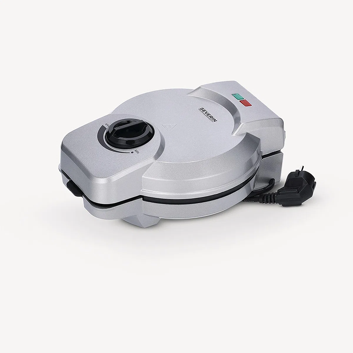SEVERIN Cialdiera Per Coni E Per Cialde, Realizza Croccanti Coni Gelato E Fragranti Cialde In Pochissimo Tempo, Regolatore Di Temperatura, Accessorio Per Formare I Coni, Potenza 850W HA 2082