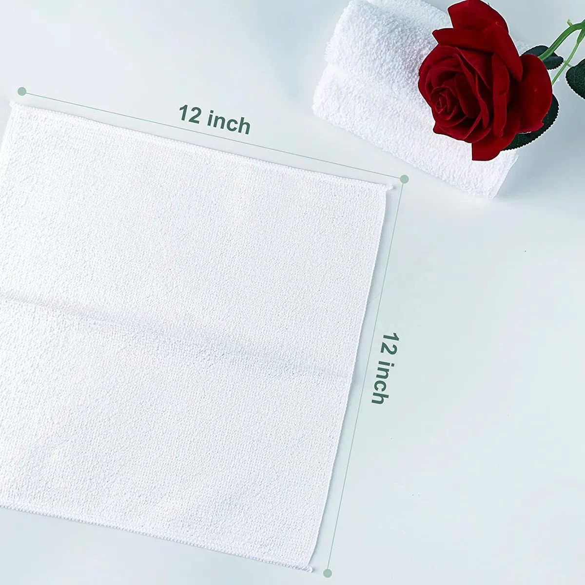 Orighty Salviette in Microfibra Set di Asciugamani 50 Pezzi Super Assorbenti Morbidi Multifunzionali per Bagno Hotel Spa Palestra 12x12 Pollici