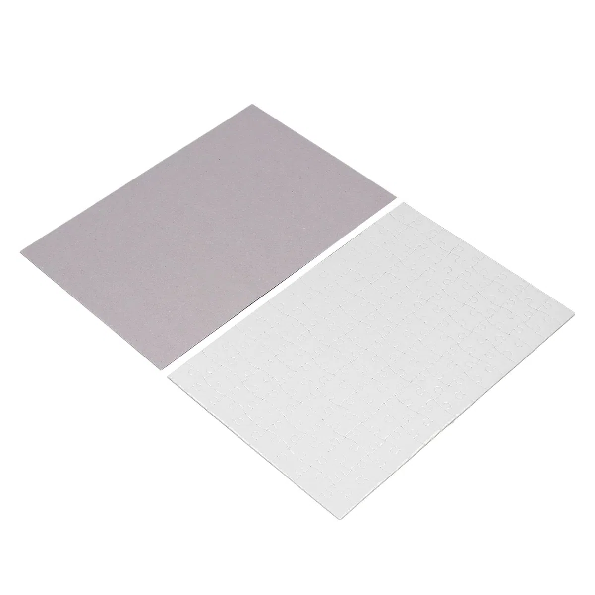 10 Set Puzzle Vuoti Sublimazione Puzzle Vuoti Puzzle Trasferimento Bianco Artigianato per Forniture Fatte a Mano 7,87 X 11,42 Pollici
