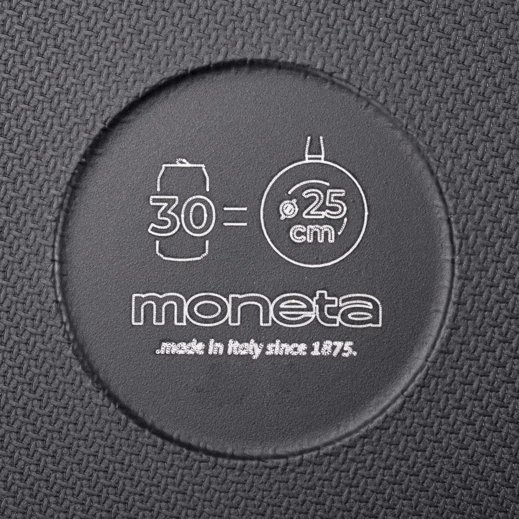 Moneta Recy Crepiera 25cm, Alluminio 100% riciclato, per ogni piano cottura compreso l'induzione. 100% Made in Italy, 0005553325