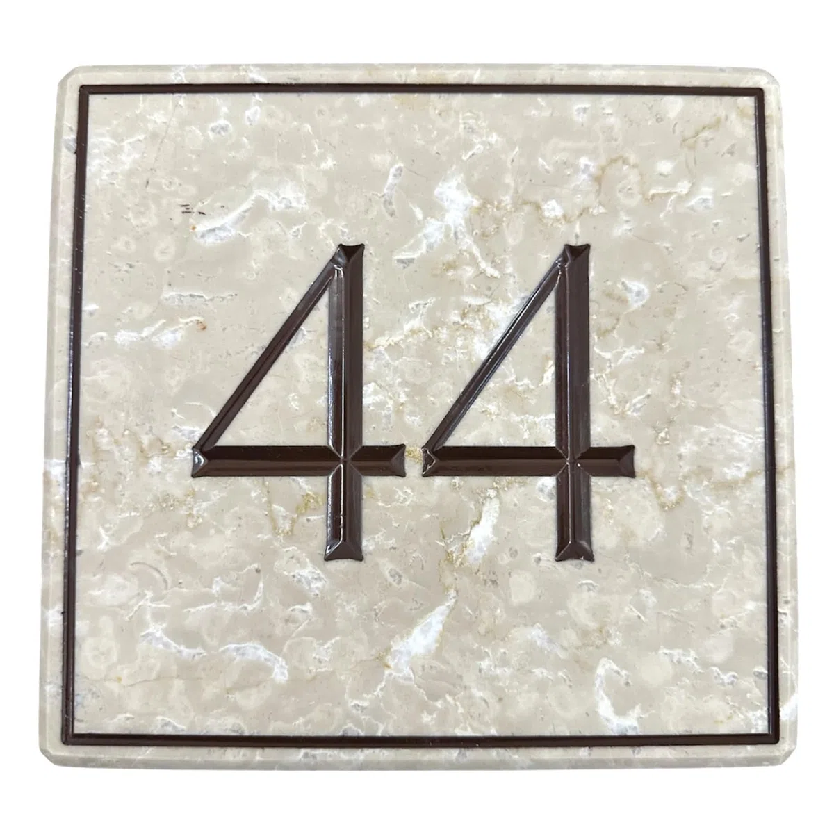 Numero civico in Marmo, Personalizzabile, Prodotto artigianale, Targhetta civico personalizzata, Targa incisa artigianalmente per Esterno
