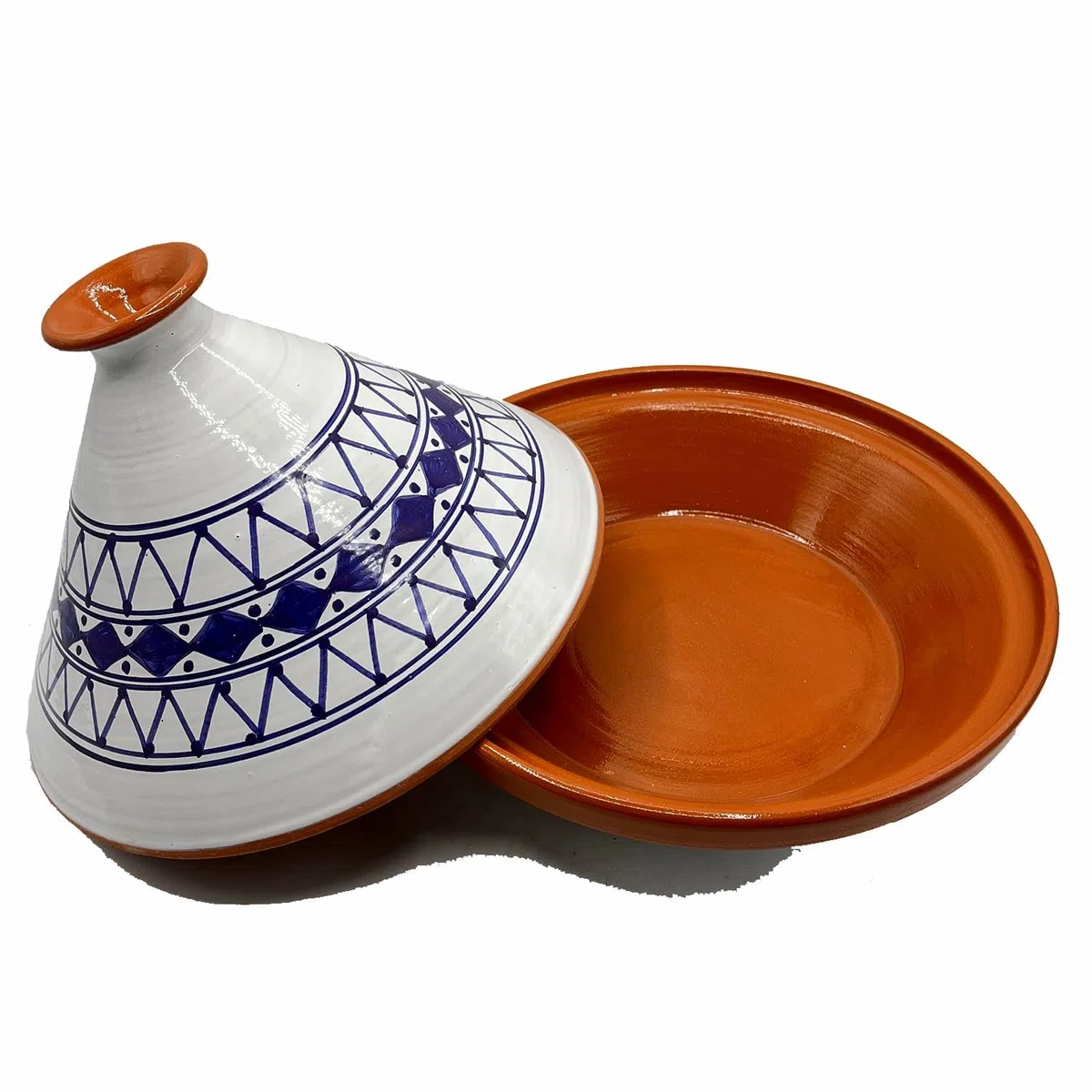 Tajine Pentola Terracotta Piatto Etnico Marocchino Tunisino XL 32cm 0212242002