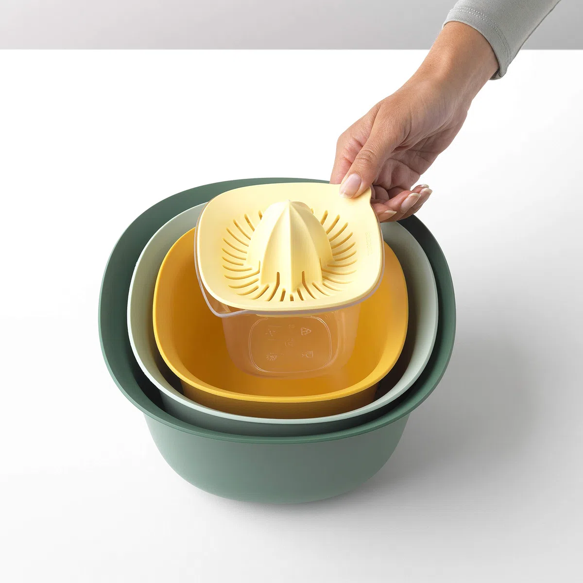 Brabantia Set Ciotole, Plastica, Tasty+ Assortiti