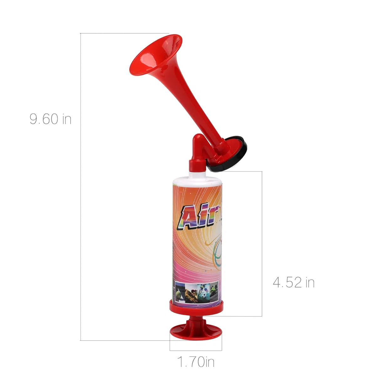 FARBIN Air Horn, pompa per fanfara, in metallo, classica Air Horns, tromba, Airhorn