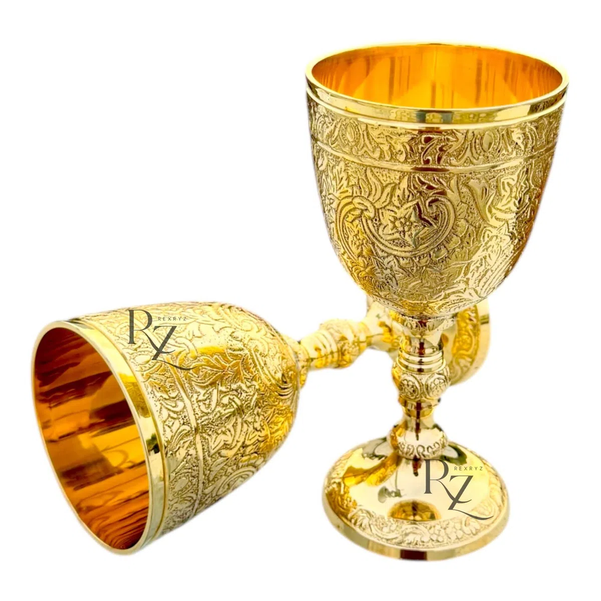 Calice medievale in ottone per vino, stile rinascimentale, stile rinascimentale di Re Artù, stile romano di Re Artù, regalo rinascimentale, 1 pezzo
