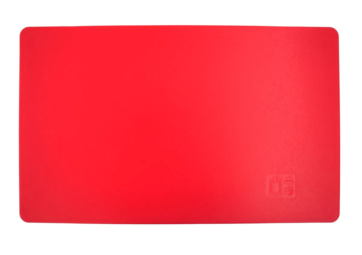 METRO Professional Tagliere GN 1/1, Polietilene ad alta Densità (HDPE), Lavabile in Lavastoviglie, Rettangolare, Rosso