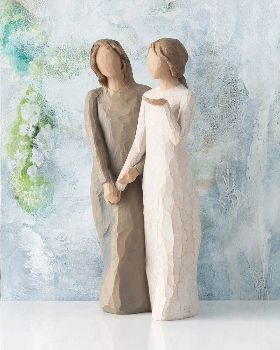 Willow Tree Mia Sorella, La Mia Amica Resina, Design di Susan Lordi, 20 cm