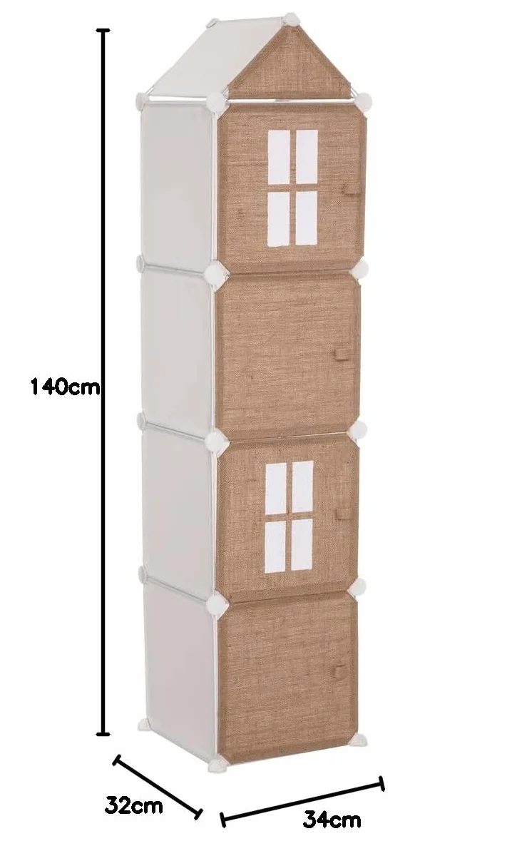 ATMOSPHERA CREATEUR D'INTERIEUR - Contenitore per Bambini Colonna in Juta 34x140cm