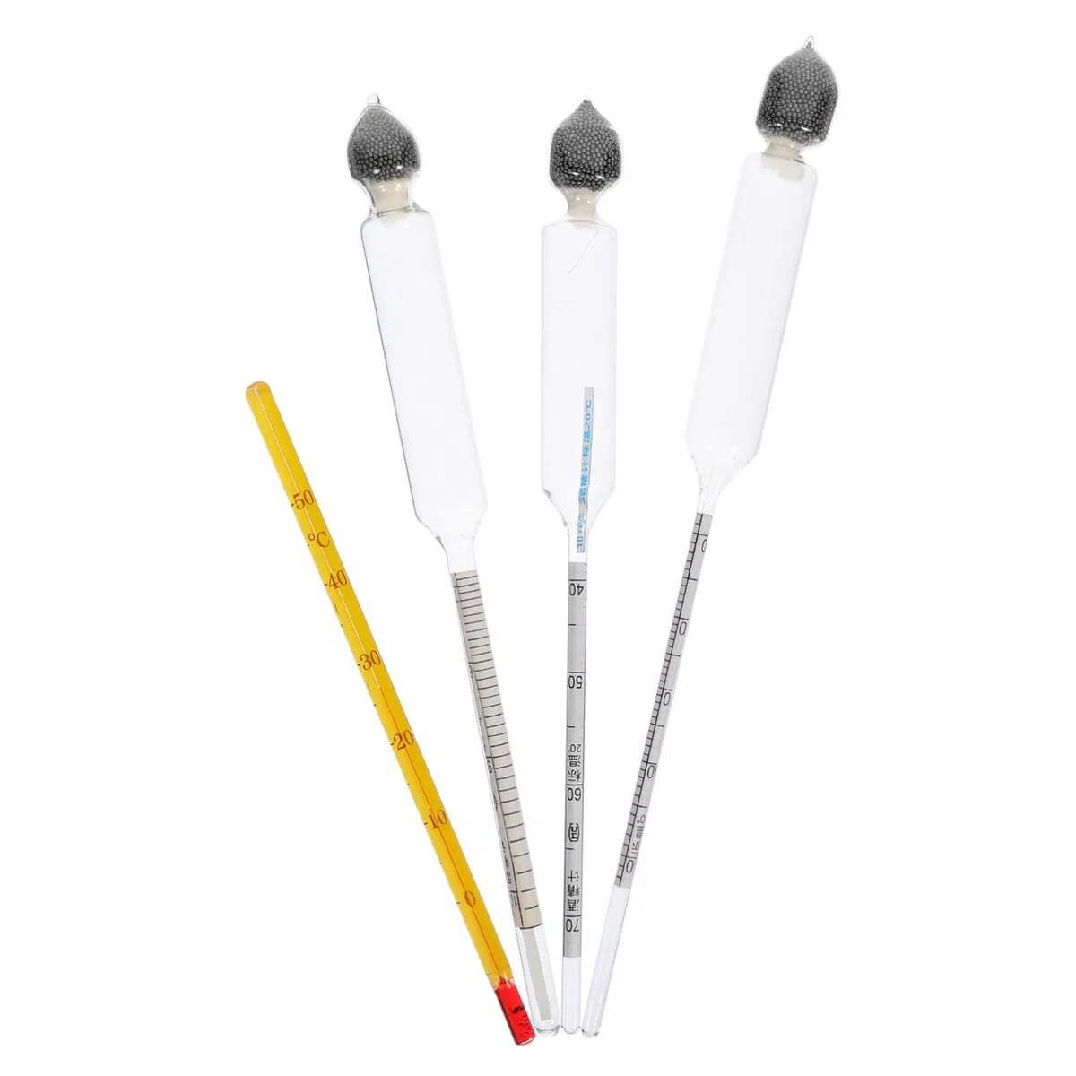 ULTECHNOVO 2sets Tester Per Misurazione Alcolica Con Termometro Strumento Portatile Per Controllo Contenuto e Distillati Precisione e Facile Utilizzo