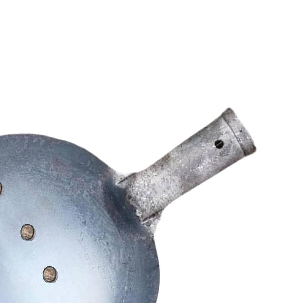 Cucchiaio di drenaggio per fognature cucchiaio di pulizia portatile in ferro cucchiaio per fogna 17 cm con foro