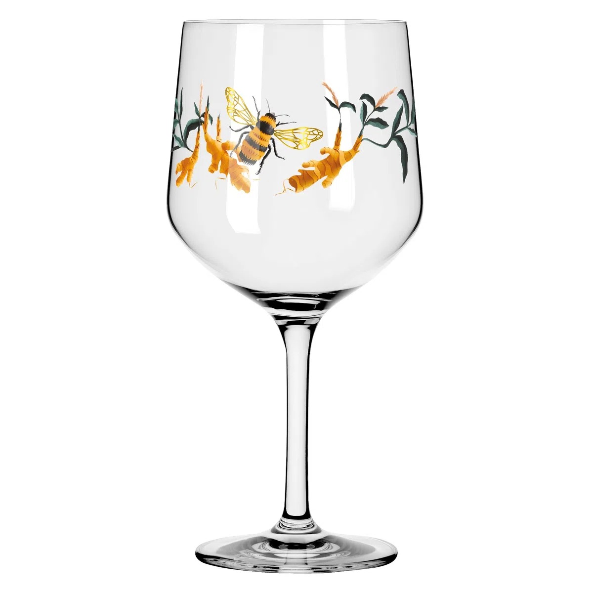 Ritzenhoff 3791002 Bicchiere da gin 700 ml - Set di 2 - Serie Botanic Glamour No. 1-2 pezzi con mondi di carta - Made in Germany